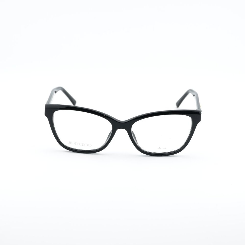 Jimmy Choo JC334 0807 00 Eyeglasses Black 54mm Cat Eye Frame - Picture 4 of 10